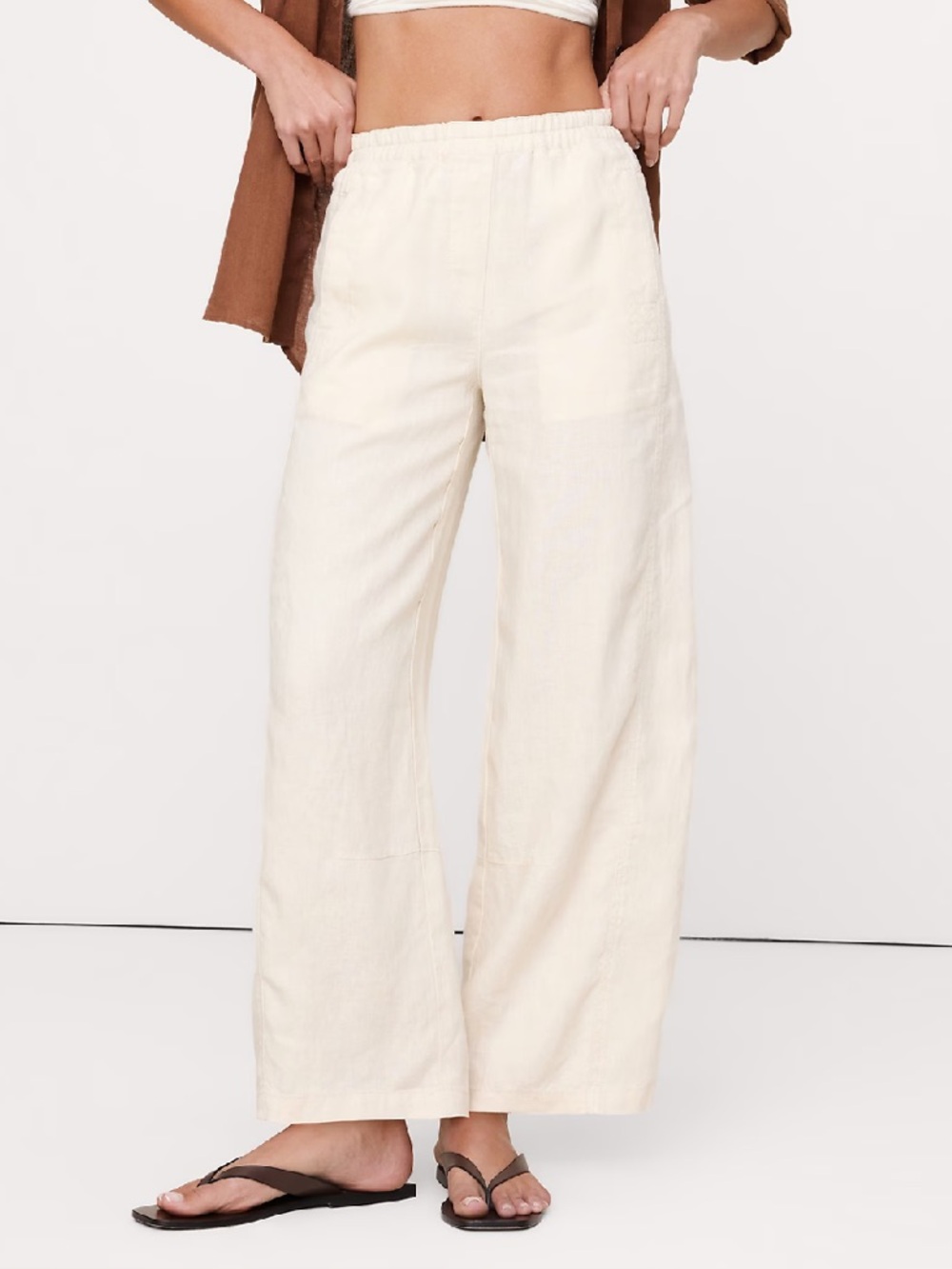 Banana Republic Mid-Rise Relaxed Painter Pull-On Pant